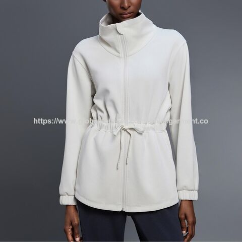 Jaket wanita berkualitas tinggi untuk musim gugur/dingin, jaket tahan angin, mantel wanita nyaman dengan resleting penuh. for sale at factory direct price