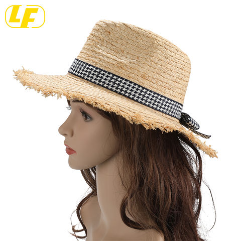 Bow Ribbon Straw Hat 