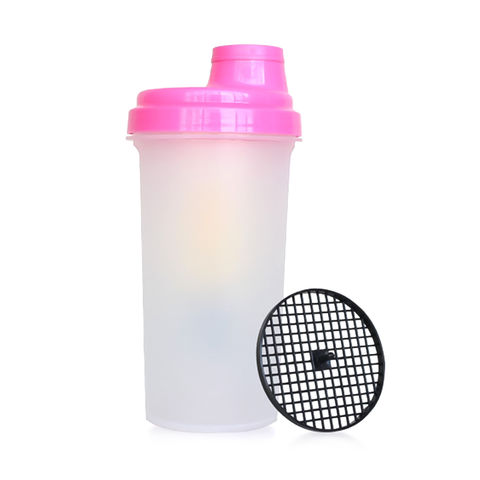 Travel Portable Wheat Straw Personal Fitness Protein Shaker Bottle