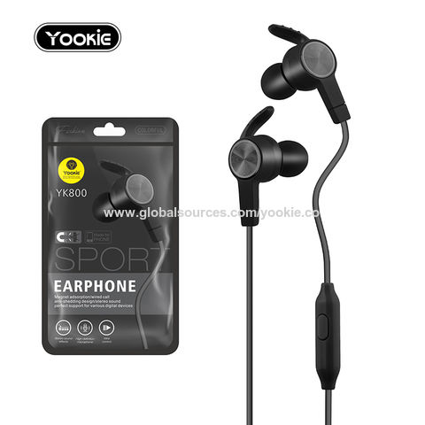 Sports earphones wired hot sale