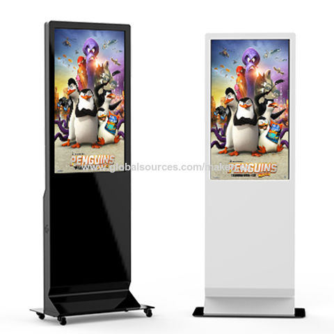 55 Inch Indoor Wifi 1080p floor standing Hd LCD Advertising Digital ...