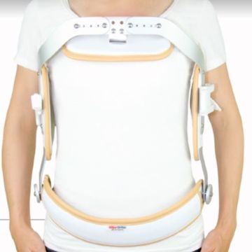 Thoracic Hyperextension Brace, Spinal Disk Back Support, White