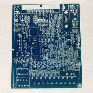 4 layer PCB with compedance control,blue solder mask 1.6mm board ...