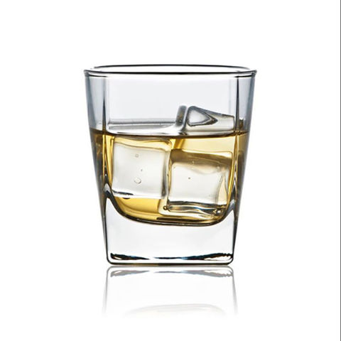 6oz clear glass cup for whisky drinking wholesale