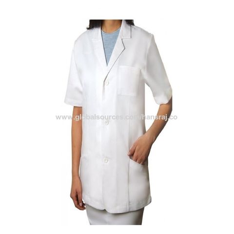 Half sleeve lab coat Clearance