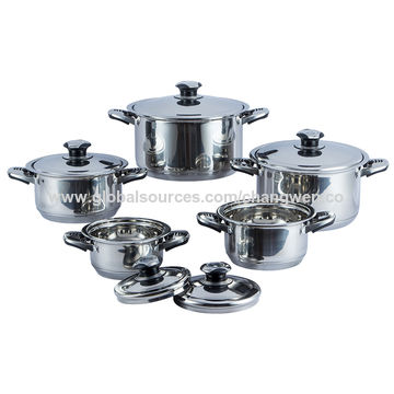 Buy Wholesale China 10pcs Induction Cooking Pots Stainless Steel 