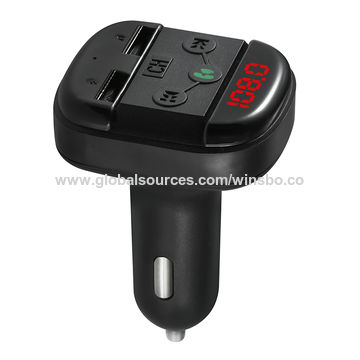 Wireless Bluetooth Car Kit FM Transmitter Radio MP3 Player w/ USB Charging Port 