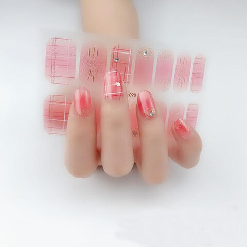 3D-gedruckte Nagelaufkleber mit individuellem Druck im Großhandel