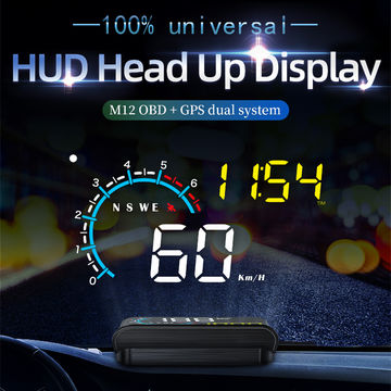 Buy Wholesale China New Design M12 Obd2 Head Up Display Gps Digital Gauge  Car Hud & Car Hud at USD 14.5