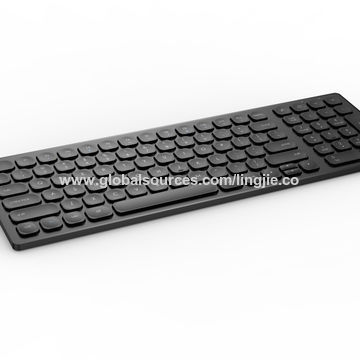 Clavier sans fil Bluetooth 5.0 et 2.4 GHz, système à ciseaux, 98 touches + fonction multimédia for sale at factory direct price