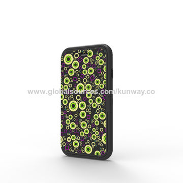Capa de tecido com sobremoldagem de PC/TPU para iPhone 6/6S, encaixe perfeito com proteção total.