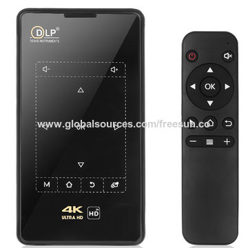 China Android 9.0 Mini DLP projector 2G/16G dual band wifi /BT5.0 ...
