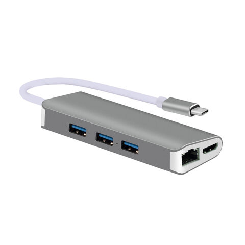 Buy Wholesale China Aluminum Type C To 3 Port Usb 3.0+1000mbps Gigabit ...