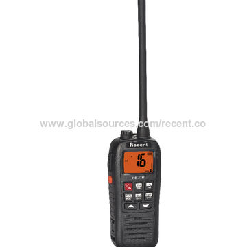 Radio Marine Portable HYS TC-37M Étanche IPX7 - VHF Longue Portée, Flottante, LCD Rétroéclairage Auto - Pour Bateaux