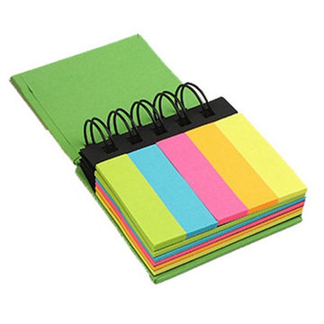 Buy Wholesale China Spiral Book With Sticky Notes Pocket Note Memo Pad ...