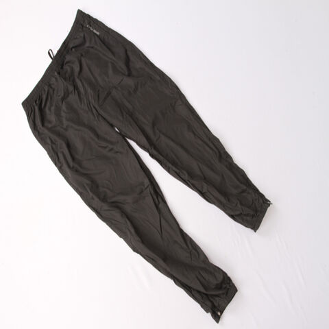 Vintage Nike Pants Mens Xl Black 100% Nylon Track Drawstring