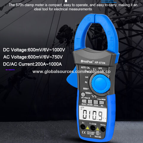 Ac Dc Clamp Multimeter, Measuring Instrument, Frequency Tester