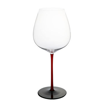 Black Stemmed Red Wine Glasses / Burgundy Goblets / Home Light -   Sweden in 2023