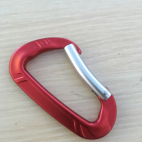 Carabiner Aluminium Mini Bentuk D Warna Kustom untuk Panjat Tebing for sale at factory direct price