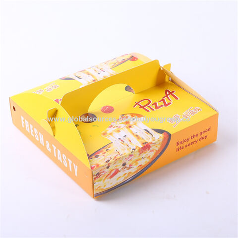 Reusable Pizza Pack Box Foldable Triangular Pizza Storage Container