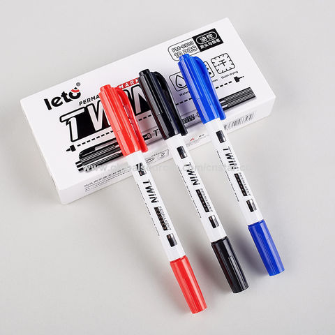 18 Colors Double head Acrylic Paint Marker Pen Set DIY Art Project