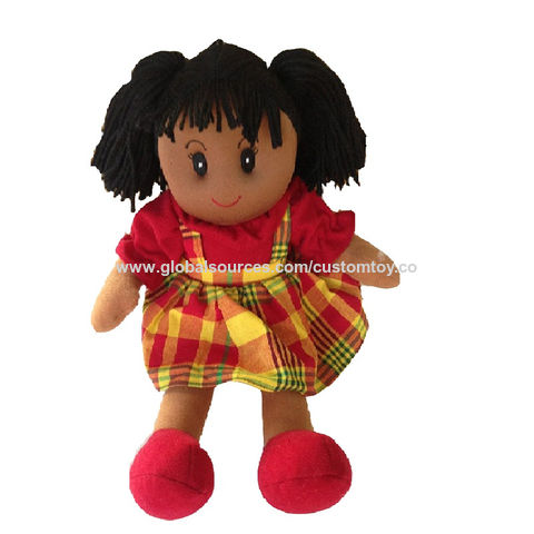 China Custom Handmade Wholesale Caribbean Plush Toy Rag Doll
