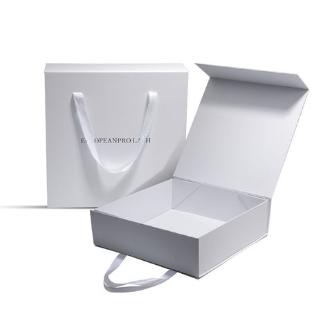 Wholesale Black Magnetic Boxes with Ribbons Luxury Packaging