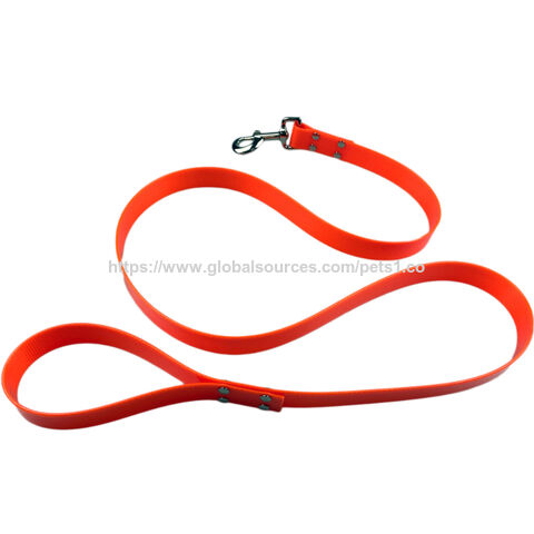 Tali Anjing Tahan Air Dilapisi TPU untuk Produk Hewan Peliharaan Fashion (Oranye, 1,8 Meter) for sale at factory direct price