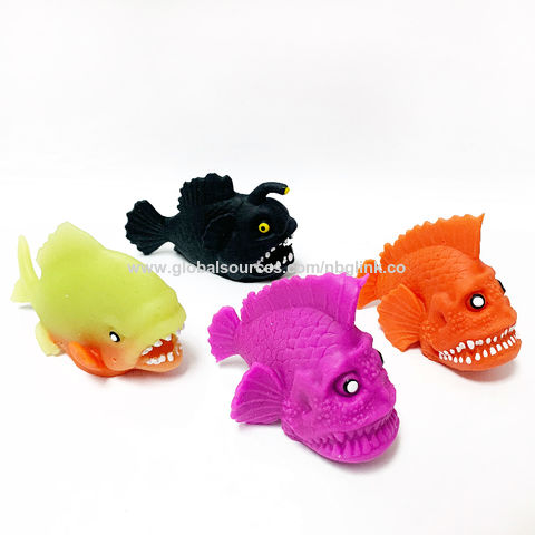 4 Multifariou Tpr Non-toxic Toys Squishy Toy Fish Shaped Squeeze Ball For  Kids Stress Relief Toys - Buy China Wholesale Tpr Fish Shaped Stress Toys  $0.53