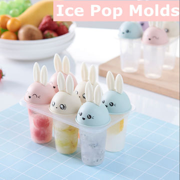 Popsicle Molds 6 Pieces Silicone Ice Pop Molds BPA Free - China Ice Cream  Mold and Popsicle Molds price
