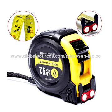 1 ( a ) Retractable non-stretching tape measure for determining