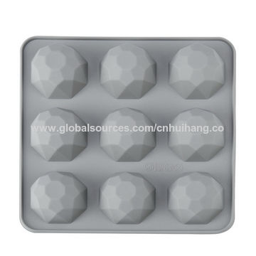 Chocolate Mold Diamond Silicon  Silicone Cupcake Decorations