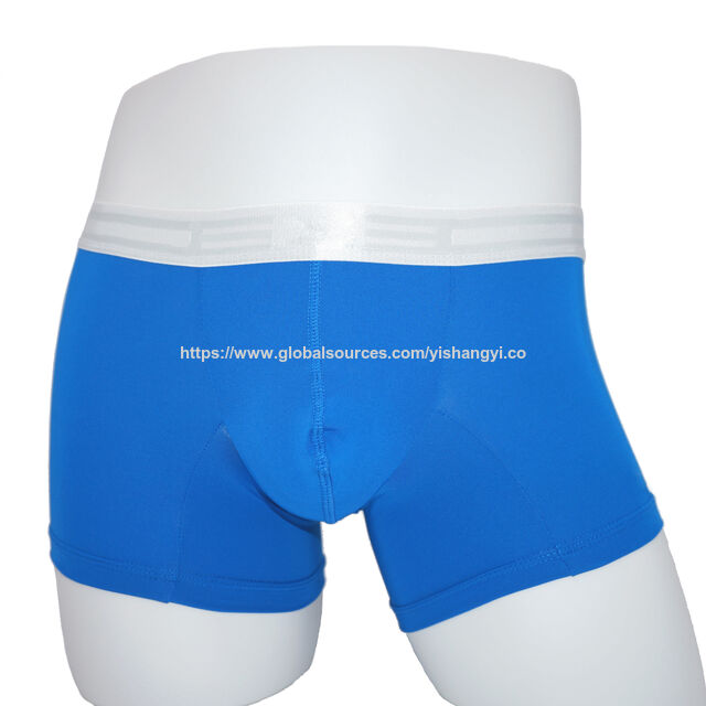 Boxers de poliéster azul para hombre for sale at factory direct price