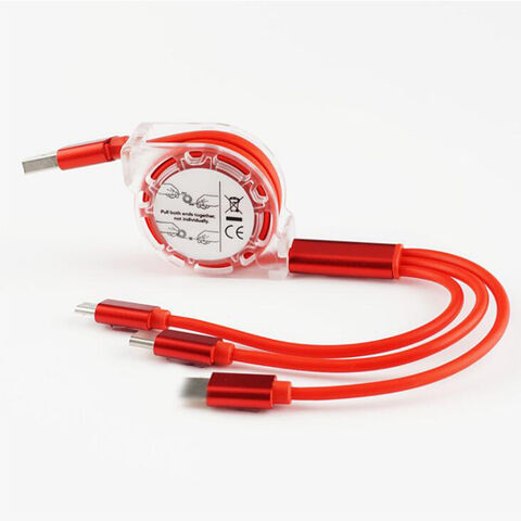 3 in 1 USB data cables for mobile phone