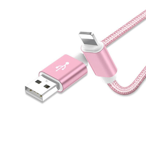 Cables de datos USB trenzados para teléfonos móviles al por mayor