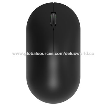 DELUX 2.4GHz+Bluetooth 5.0 Dual-Mode Wiederaufladbare Kabellose Maus für Laptop USB+Type-C Empfänger