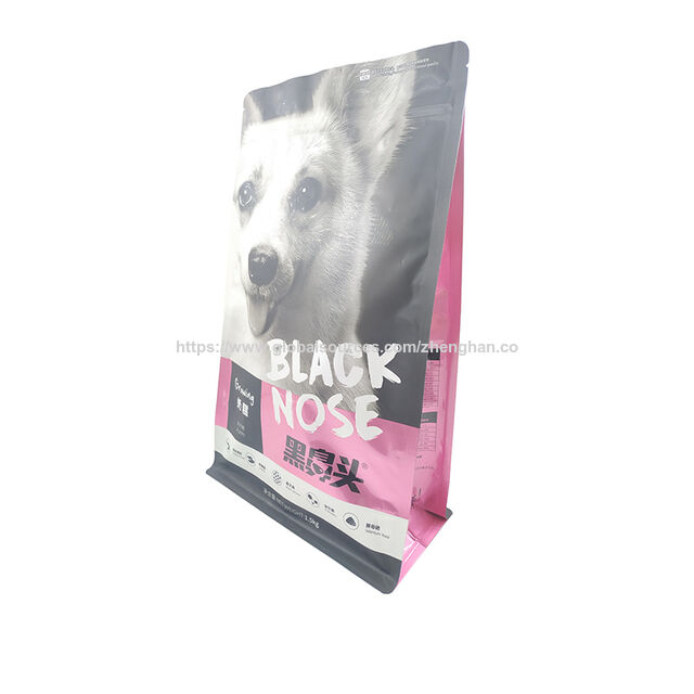 Bolsa de embalaje para alimento de mascotas desechable de buena calidad a precio mayorista, bolsa con cremallera, bolsa de embalaje para alimento de perros con cremallera for sale at factory direct price