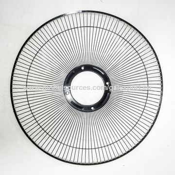 40x40mm Chrome Metal Fan Protection Grille - Grid Guard, Model 5067