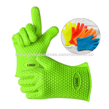 Silikon-Ofenhandschuhe, Flexible Ofenhandschuhe, Hitzebeständige Topflappen for sale at factory direct price