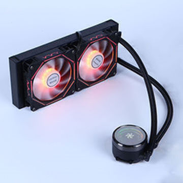 China 240mm Aura RGB CPU water cooler with PWM function on Global ...