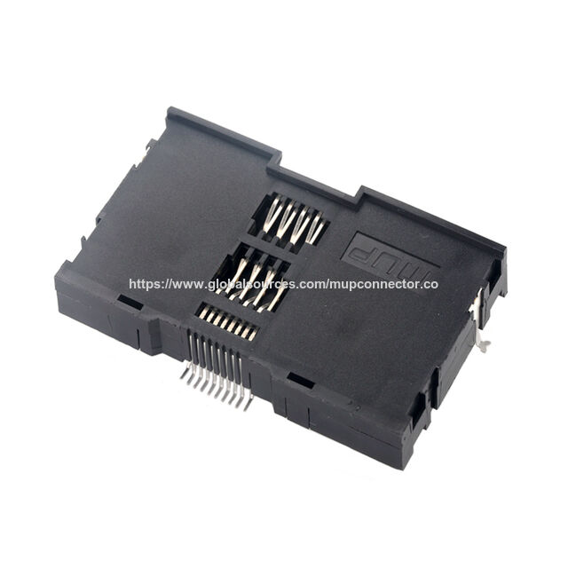 MUP 8pin Normally open SMT smart card readers Smart card connectors for ...