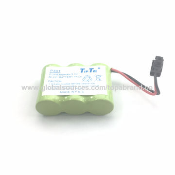 Paket Baterai Ni-CD Isi Ulang Daya Tinggi 2/3 AA 300mAh Untuk Lampu Darurat