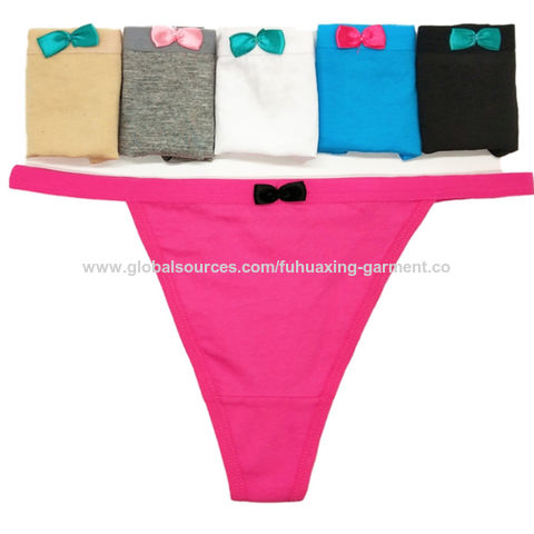 Intiflower Custom Daily Seamless Sexi Mature Girls Panties Brief Thong Sexy  Pink Multiple Colors String for Woman - China Women's Panties and Panties  price
