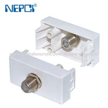 Panneau de conversion d'interface multimédia italienne NEPCI XJY-8081216, port unique, plaque frontale F81 22,5 x 45 mm for sale at factory direct price