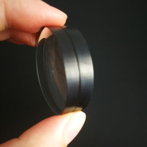 Lentilles doublet sphériques de 10 mm, 20 mm, 30 mm, 50 mm, 80 mm, 100 mm avec peinture noire, lentille achromatique