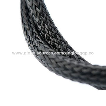 Many Sizes Black Expandable Braided Sleeving Cable Harness Sheathing Sleeveing