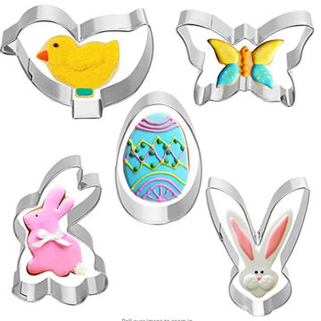 Buy Wholesale China 5pcs Easter Mini Cookie Cutter Set - Stainless ...