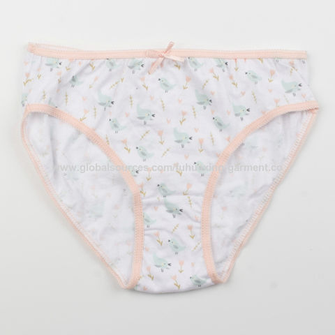 Buy Wholesale China Cotton Kids Panties Underwear With Floral Print &  Cotton Kids Panties at USD 0.75