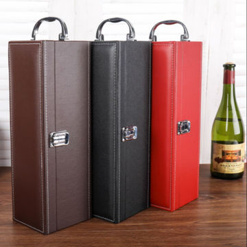 Buy Wholesale China Luxury Pu Leather Gift Bottle Packaging Luxure Wine ...