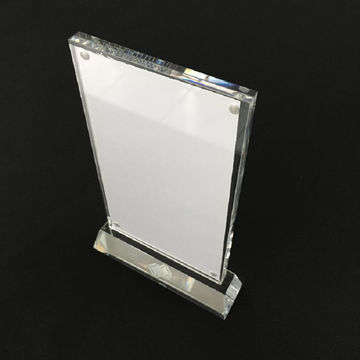 Acrylic Marketing Sign Holder Display Stand 3.5" X 2" - 3 PCS 1104 h 